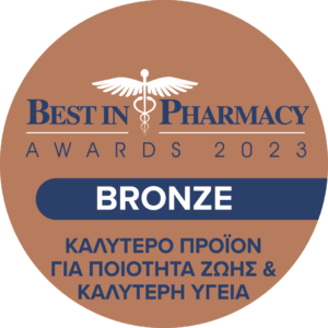 Best in Pharmacy 23 stickers_bronze_Καλύτερο προϊόν για Ποιότητα Ζωής & Καλύτερη Υγεία